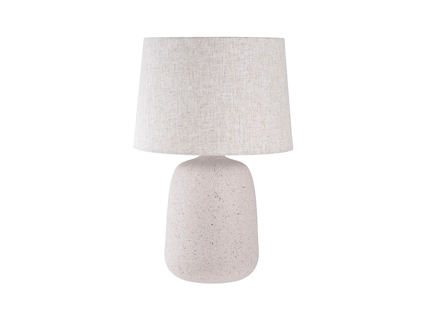 Lampe de table CROFT – Lampe en céramique effet sable