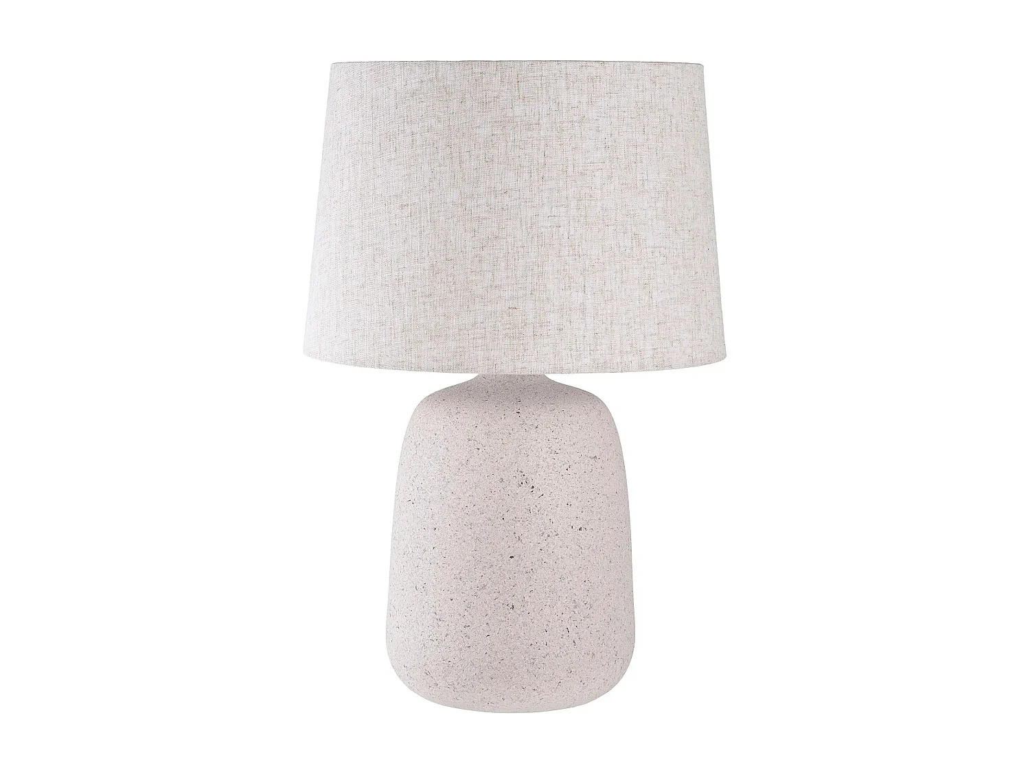Lampe de table CROFT – Lampe en céramique effet sable