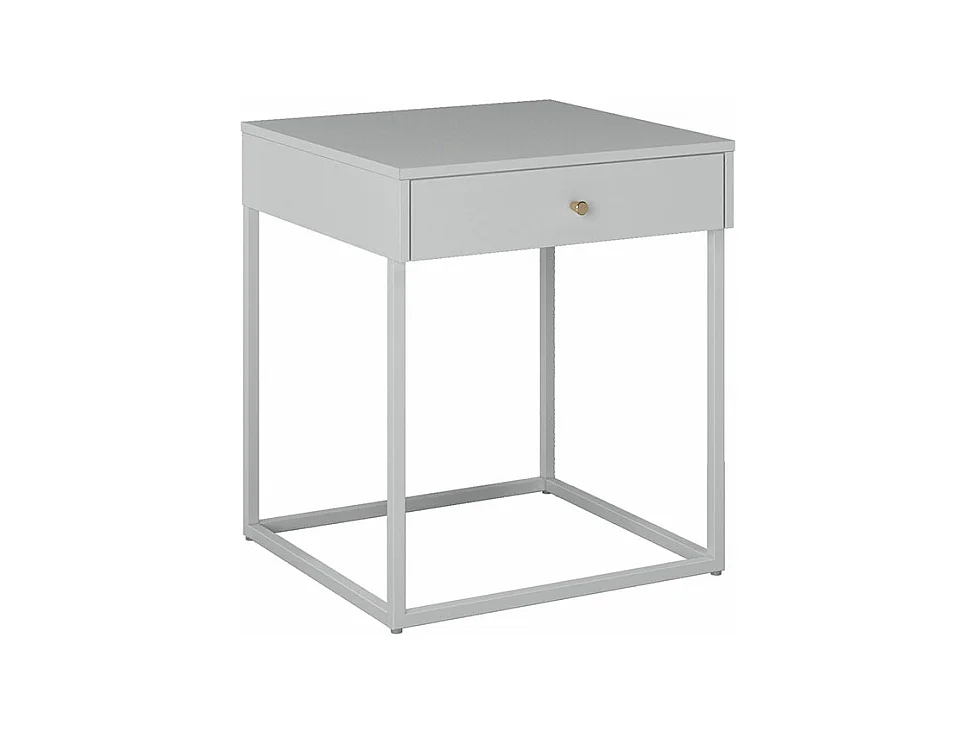 Pops table de nuit 1 tiroir blanc.