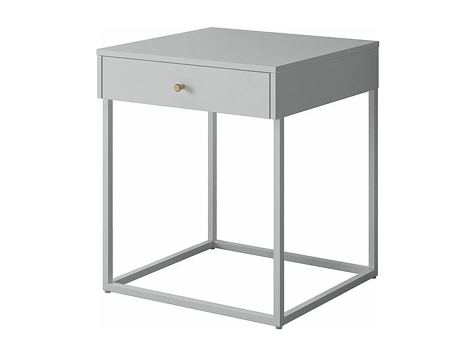 Pops table de nuit 1 tiroir blanc.