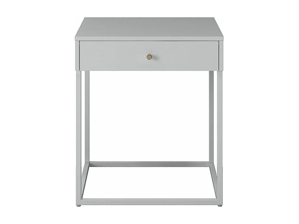 Pops table de nuit 1 tiroir blanc.