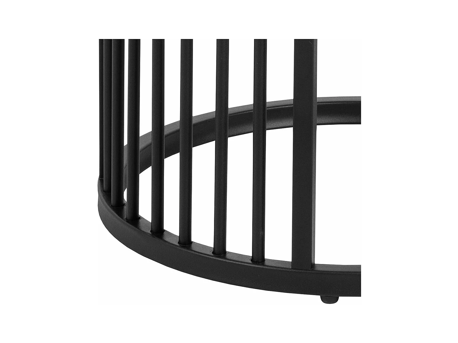 Strington table de nuit 1 étagère noire.