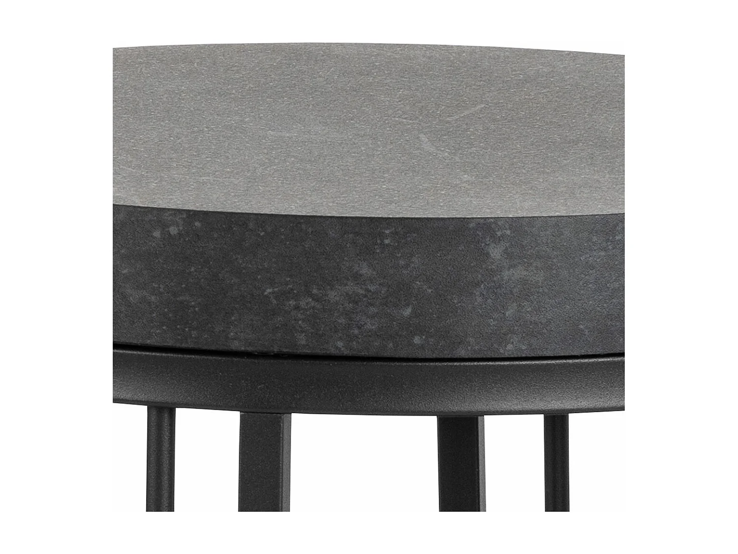 Strington table de nuit 1 étagère noire.