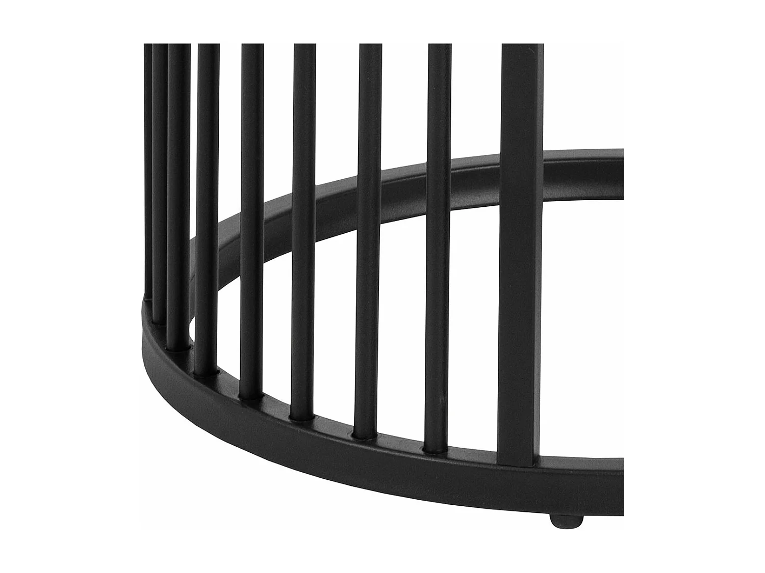 Strington table de nuit 1 étagère noire.