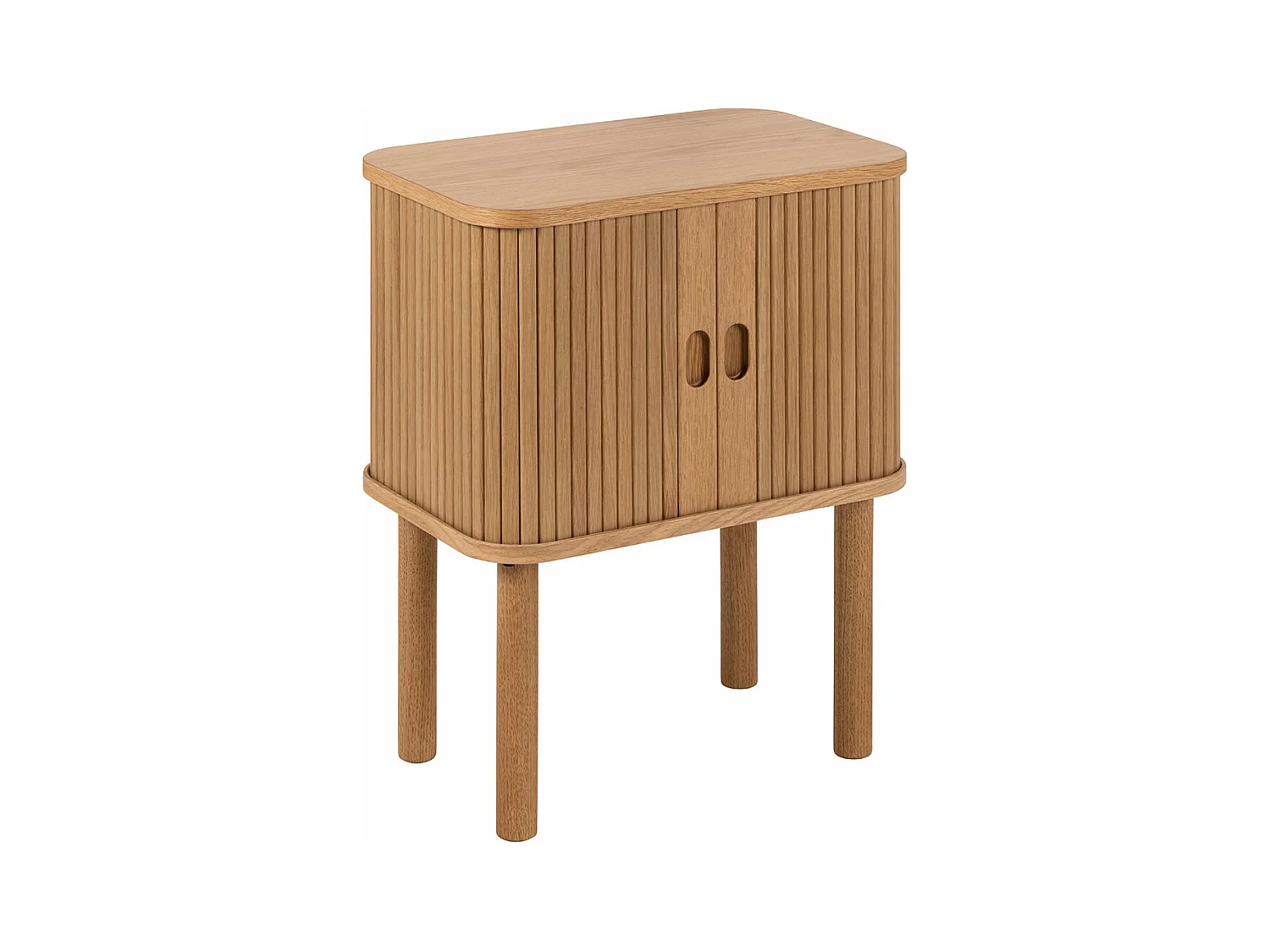 Langley table de nuit 2 portes nature.