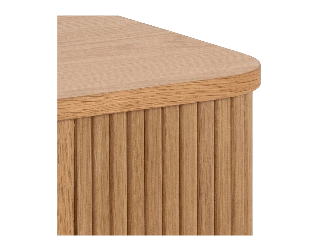 Langley table de nuit 2 portes nature.