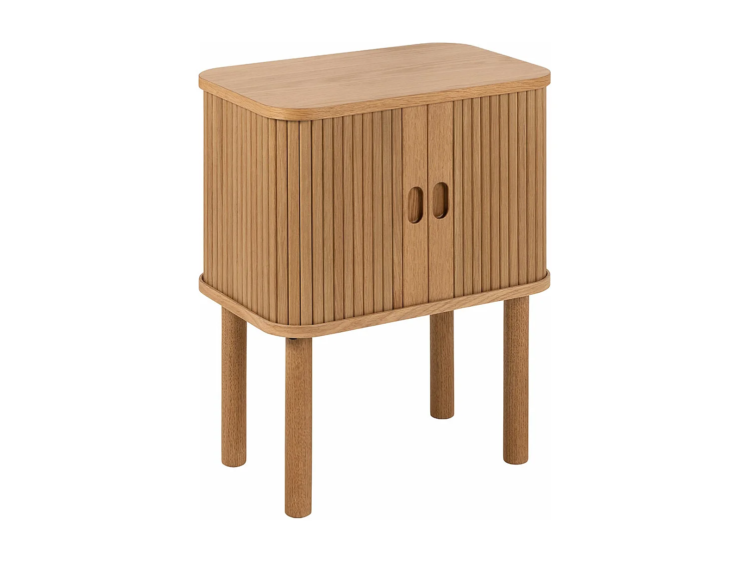 Langley table de nuit 2 portes nature.