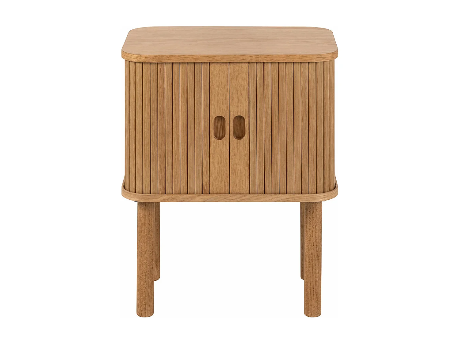 Langley table de nuit 2 portes nature.