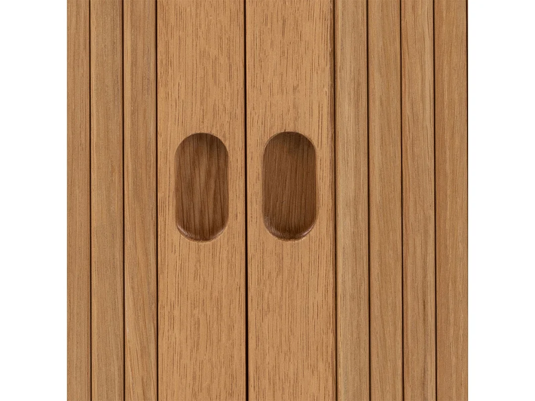 Langley table de nuit 2 portes nature.