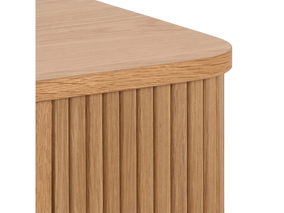 Langley table de nuit 2 portes nature.