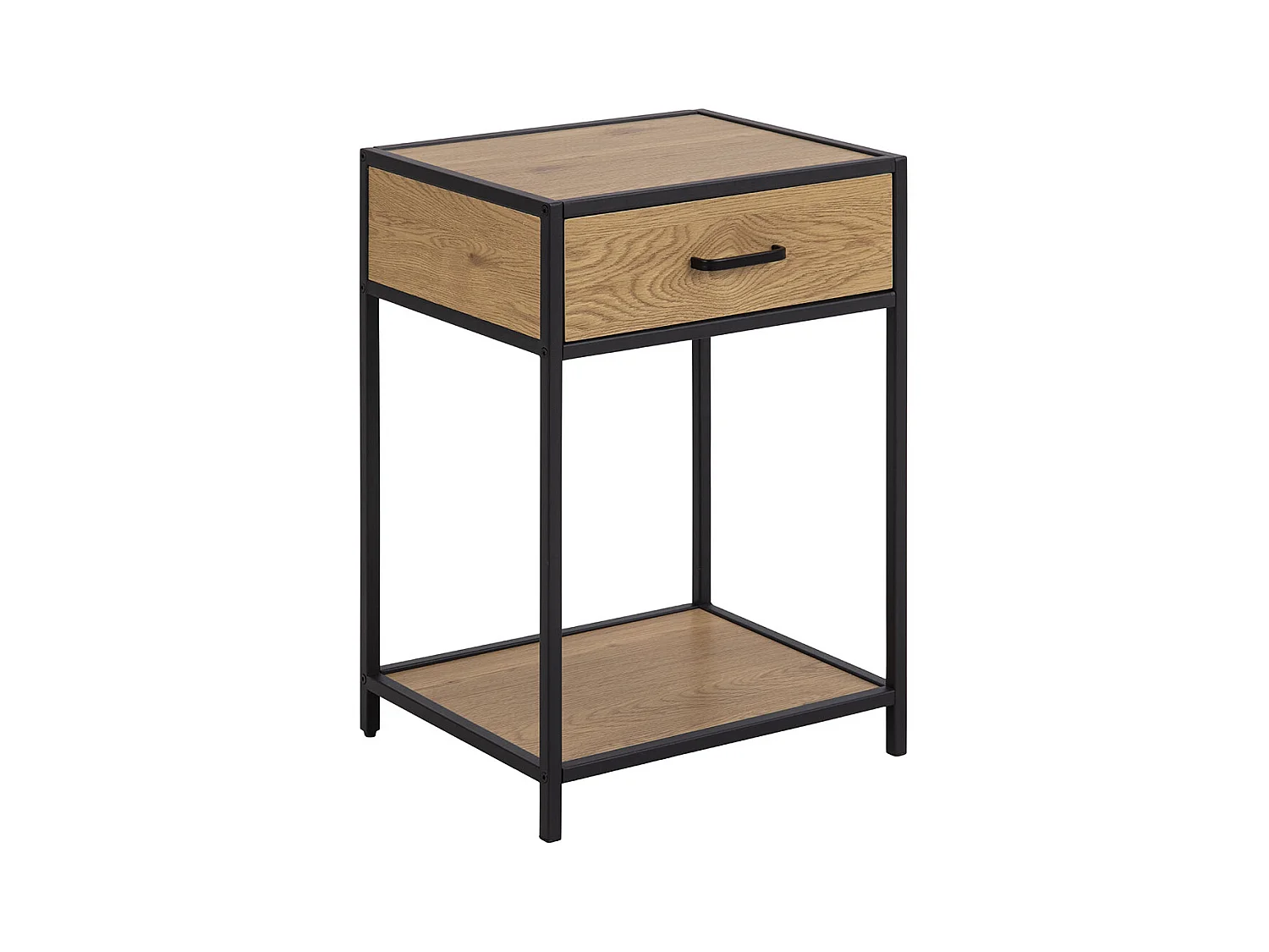 Seaford table de nuit 1 tiroir 1 étagère nature.
