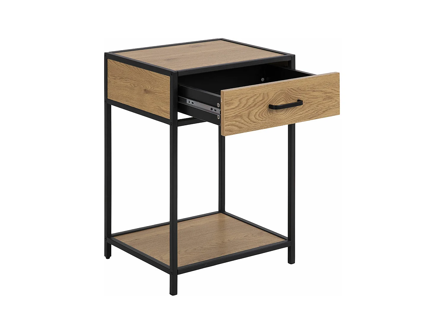 Seaford table de nuit 1 tiroir 1 étagère nature.