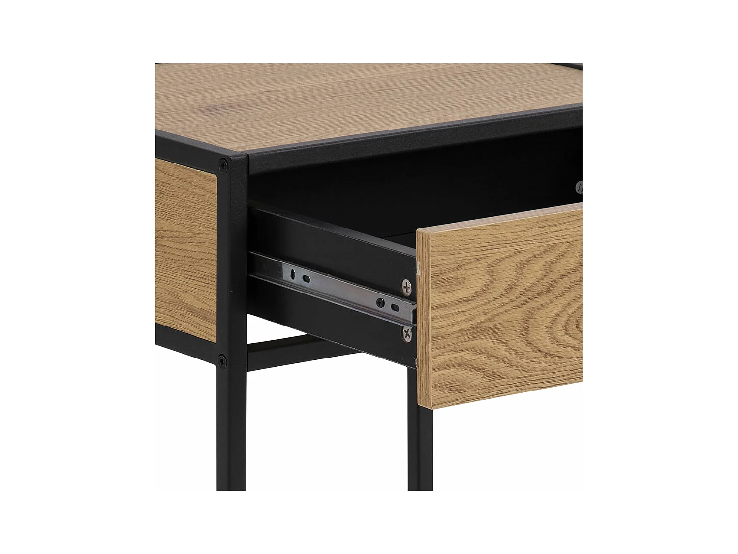 Seaford table de nuit 1 tiroir 1 étagère nature.