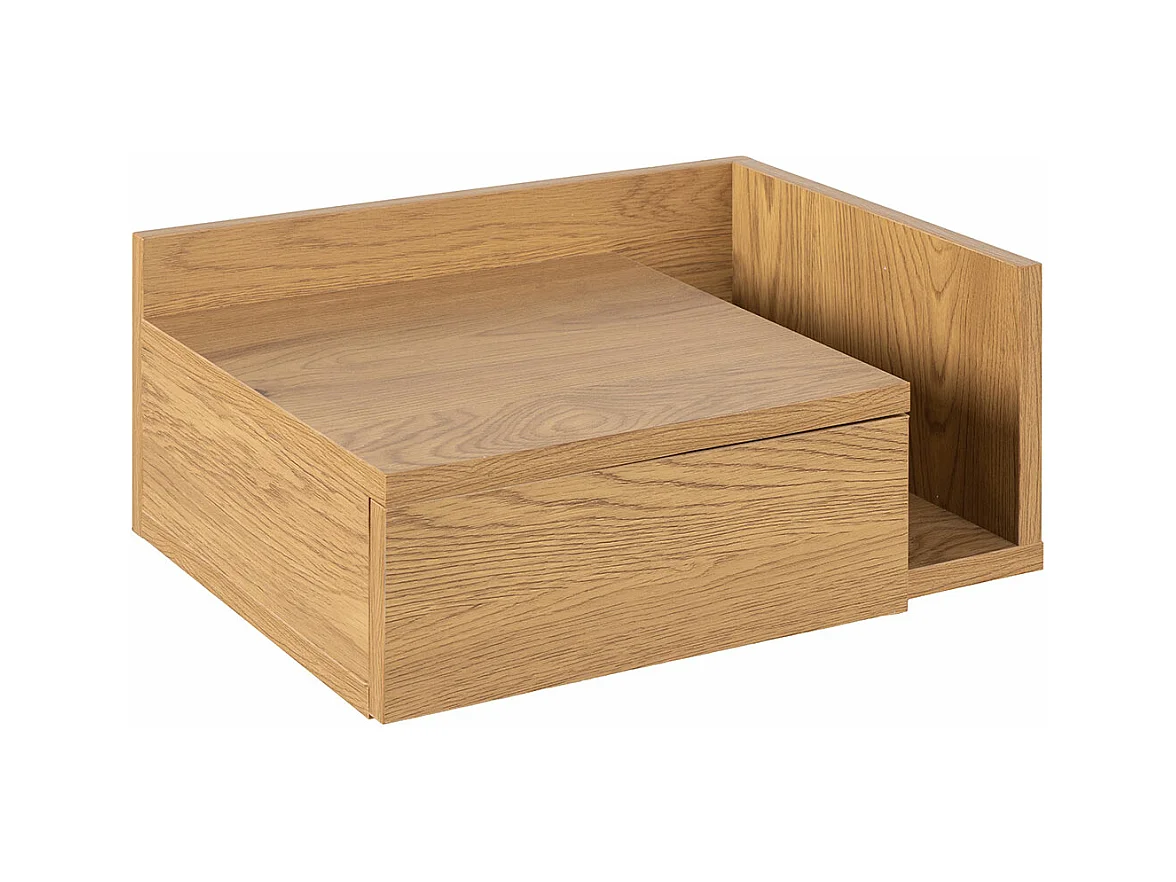Ashlan Nachttisch 1 Schublade 1 Regal Natur.