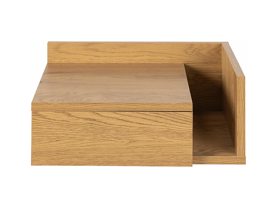 Ashlan Nachttisch 1 Schublade 1 Regal Natur.