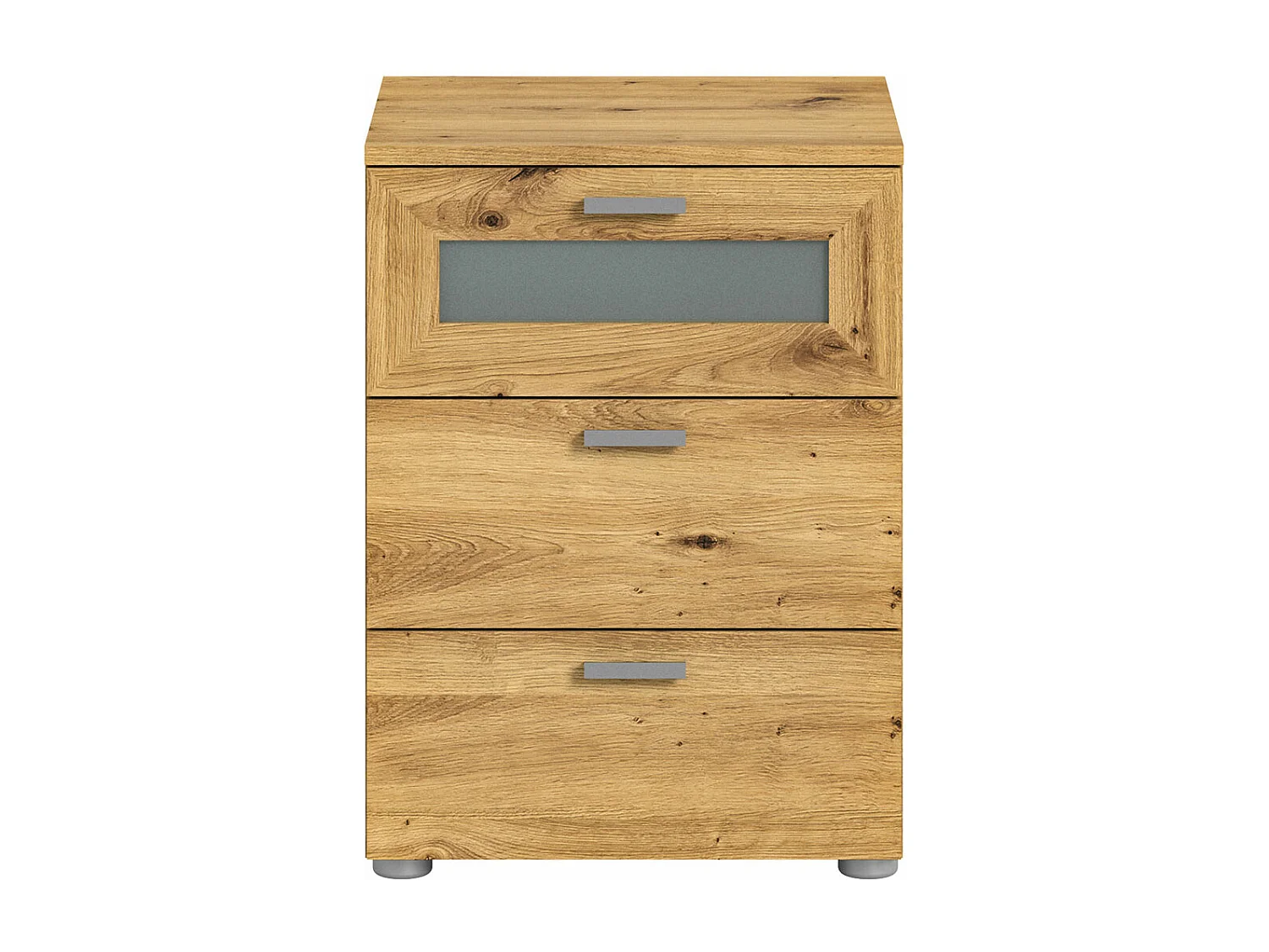 Xeno nachtkastje 3 laden eiken decor.