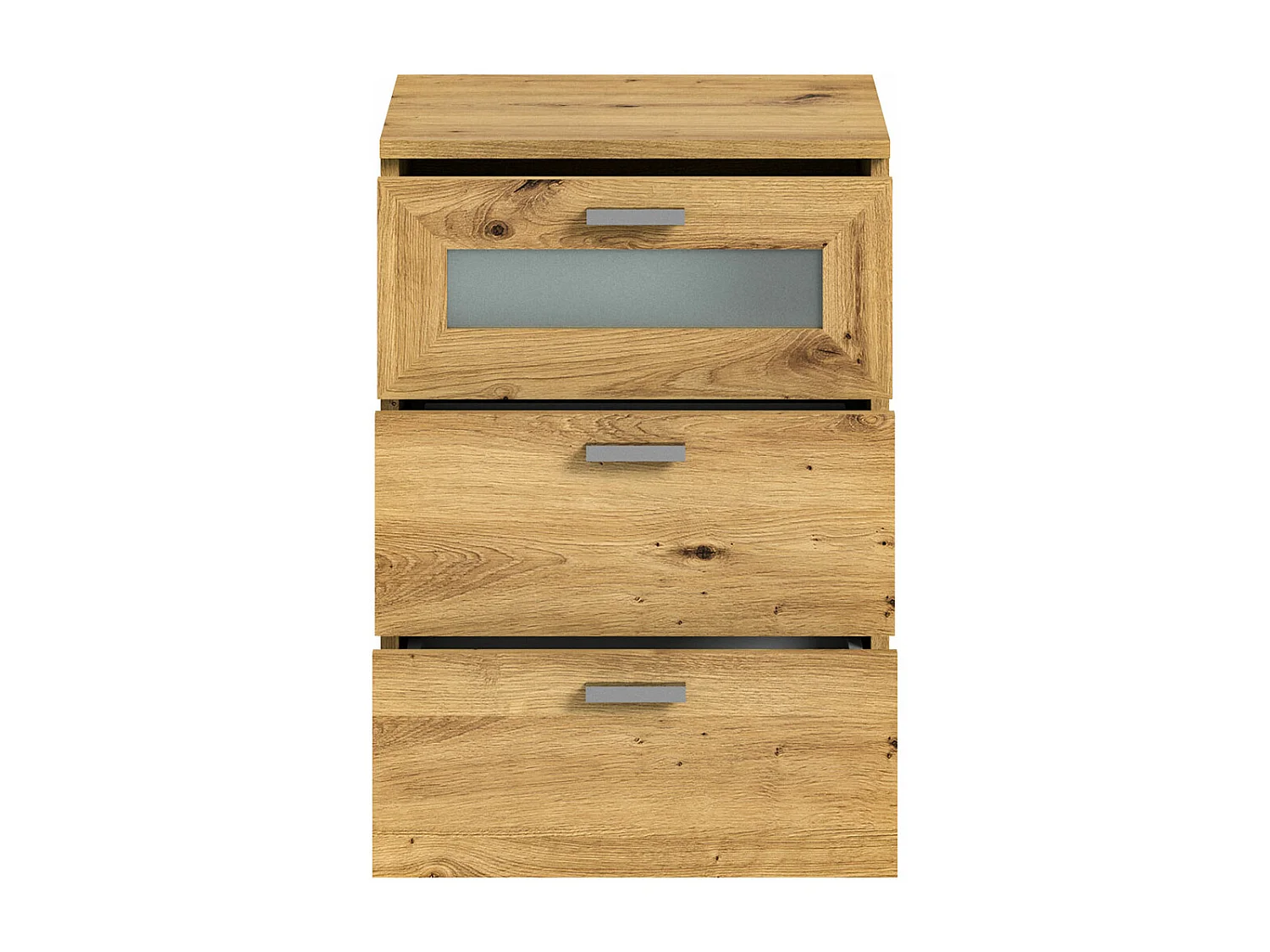 Xeno nachtkastje 3 laden eiken decor.