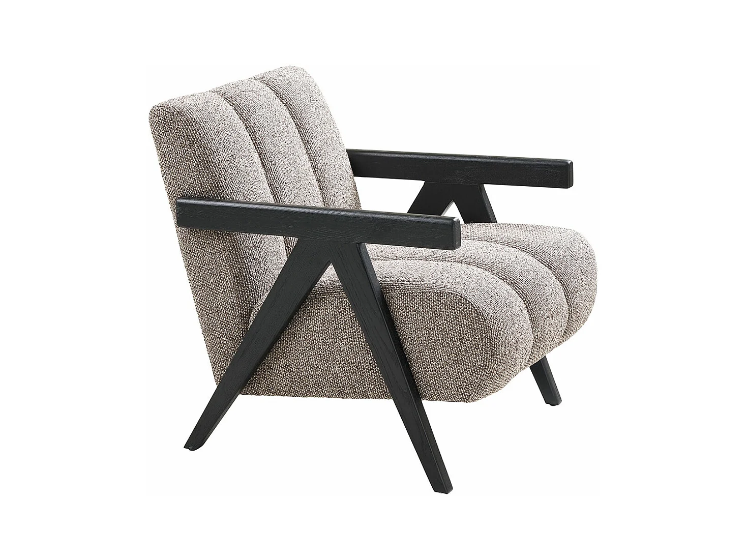 Florence fauteuil brun.