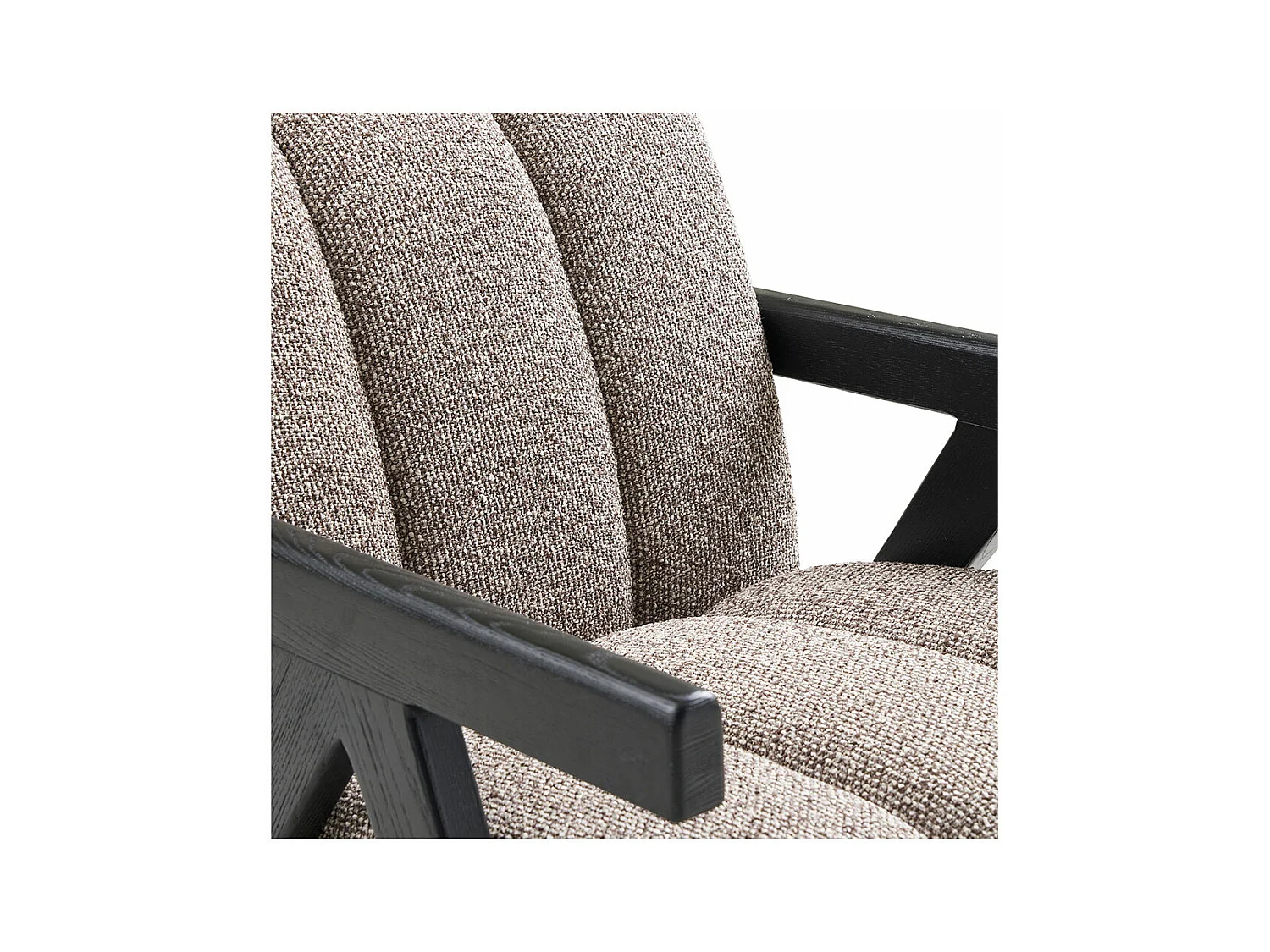 Florence fauteuil brun.