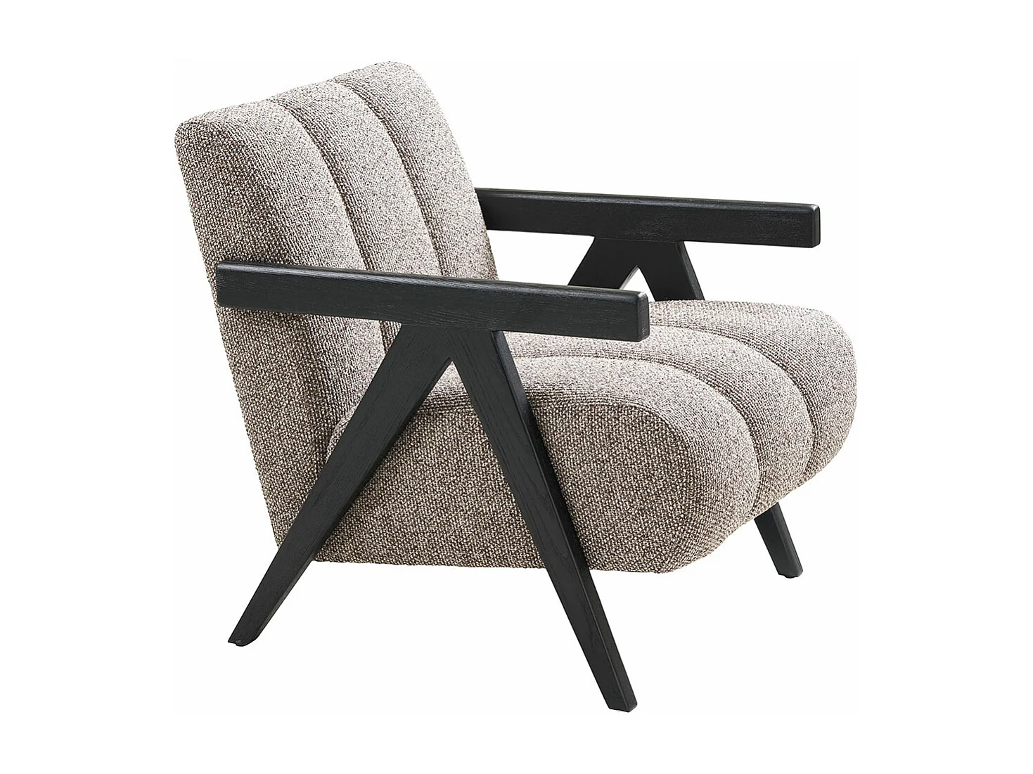 Florence fauteuil brun.