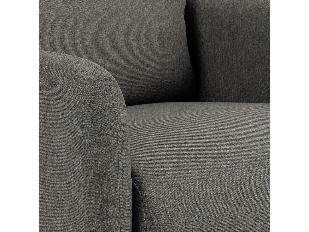 Mikkeli Sessel Recliner Stoff grau.