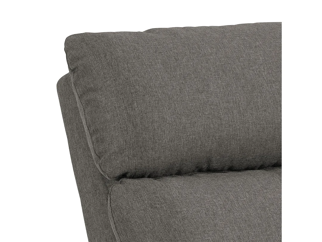 Mikkeli Sessel Recliner Stoff grau.