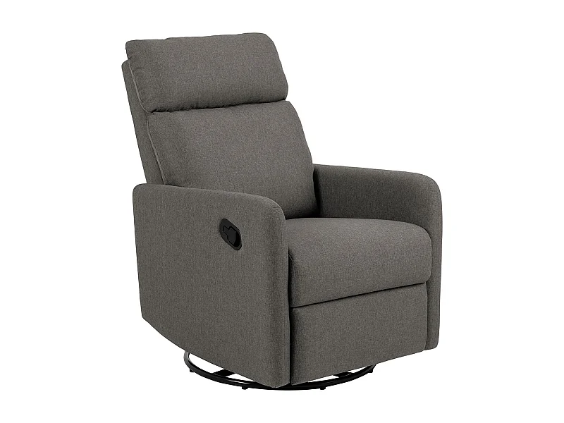 Mikkeli Sessel Recliner Stoff grau.