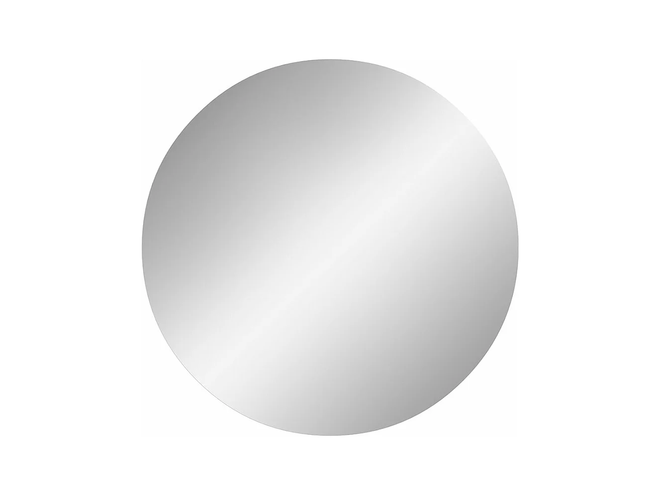 Riff armoir de salle de bain avec miroir Ø70 cm 1 porte blanc.