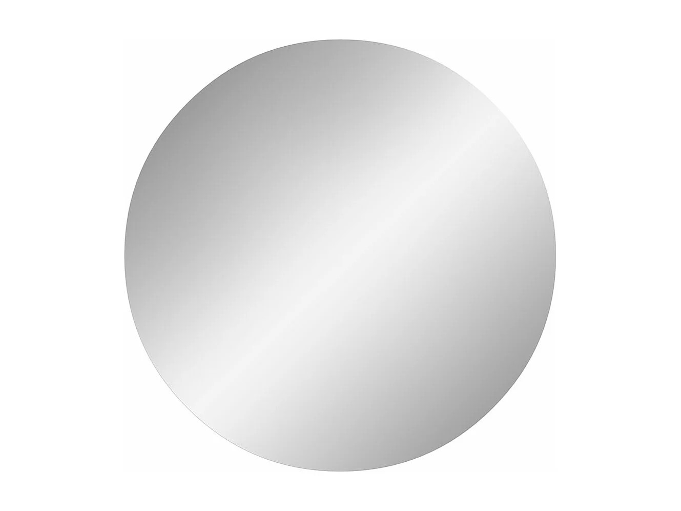 Mobiletto specchio da bagno Riff Ø70cm 1 anta bianco.