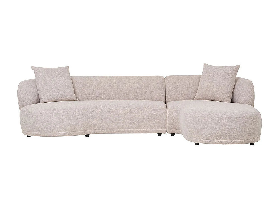 Kingston canapé avec 2 coussins, droit naturel.