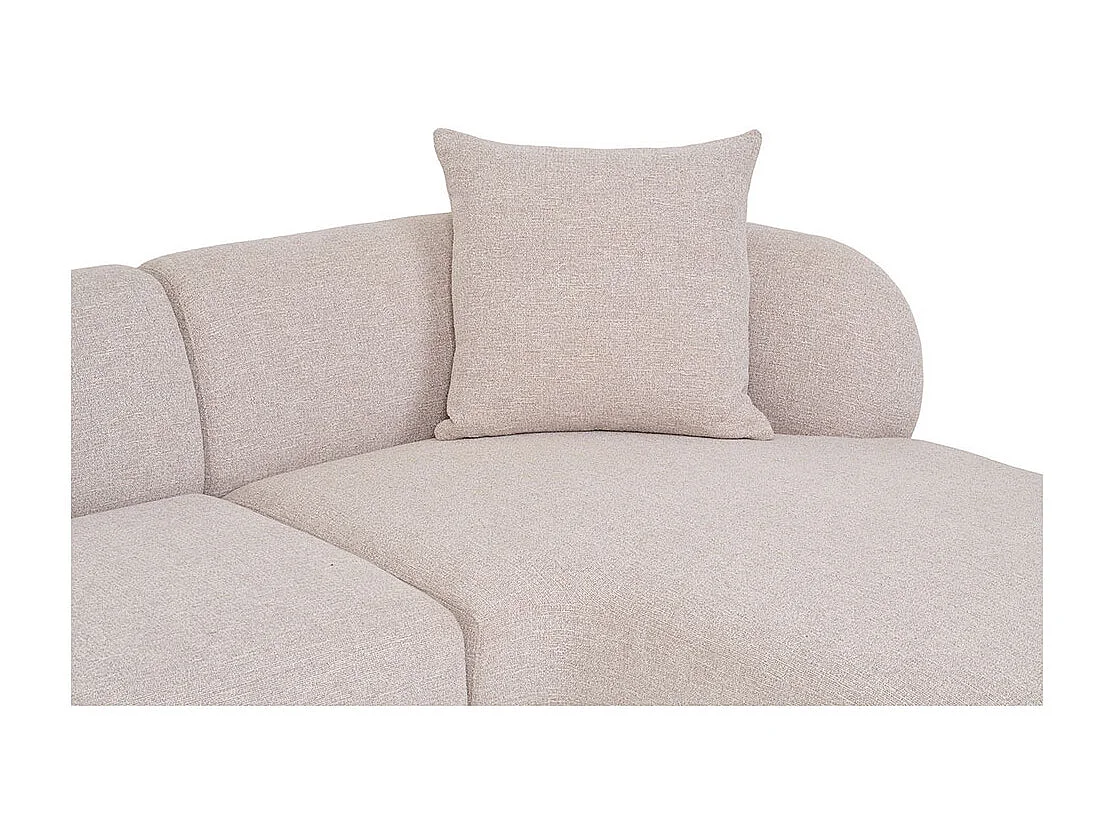 Kingston canapé avec 2 coussins, droit naturel.