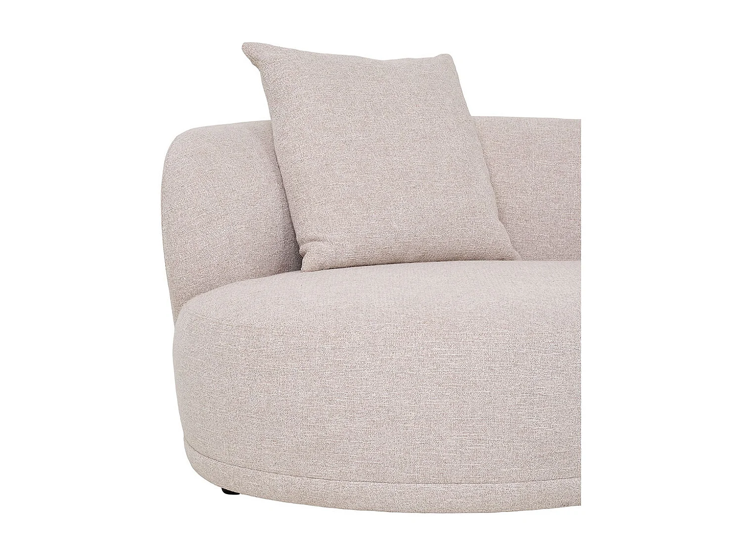 Kingston canapé avec 2 coussins, droit naturel.