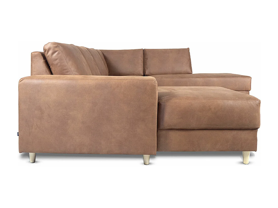 Nordic Ubank rechts gericht cognackleurig leer.