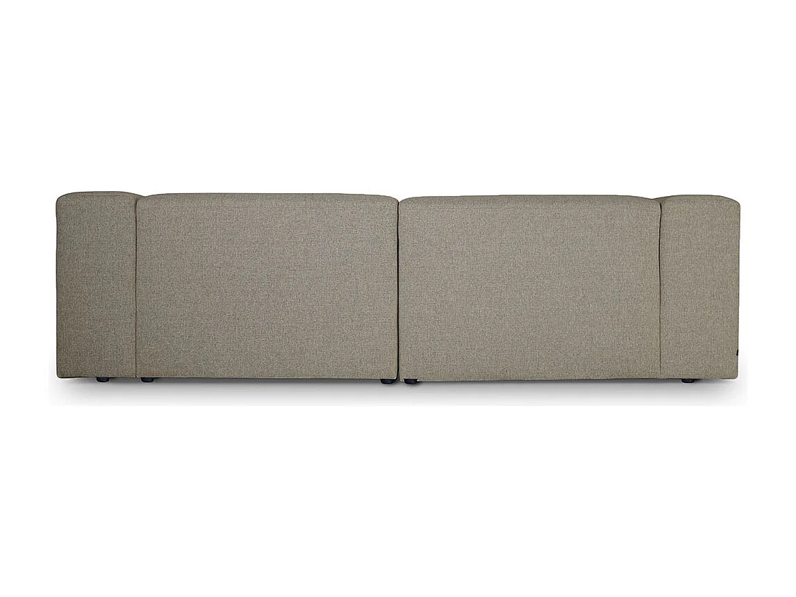 Heaven Sofa mit Chaiselong rechts oder links gewendet grau sandfarben.