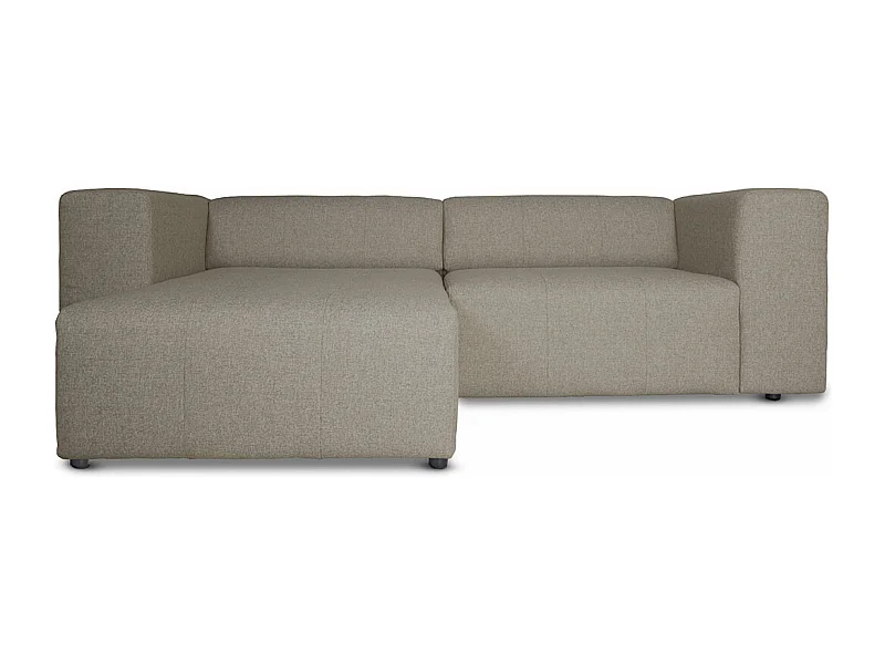Heaven Sofa mit Chaiselong rechts oder links gewendet grau sandfarben.