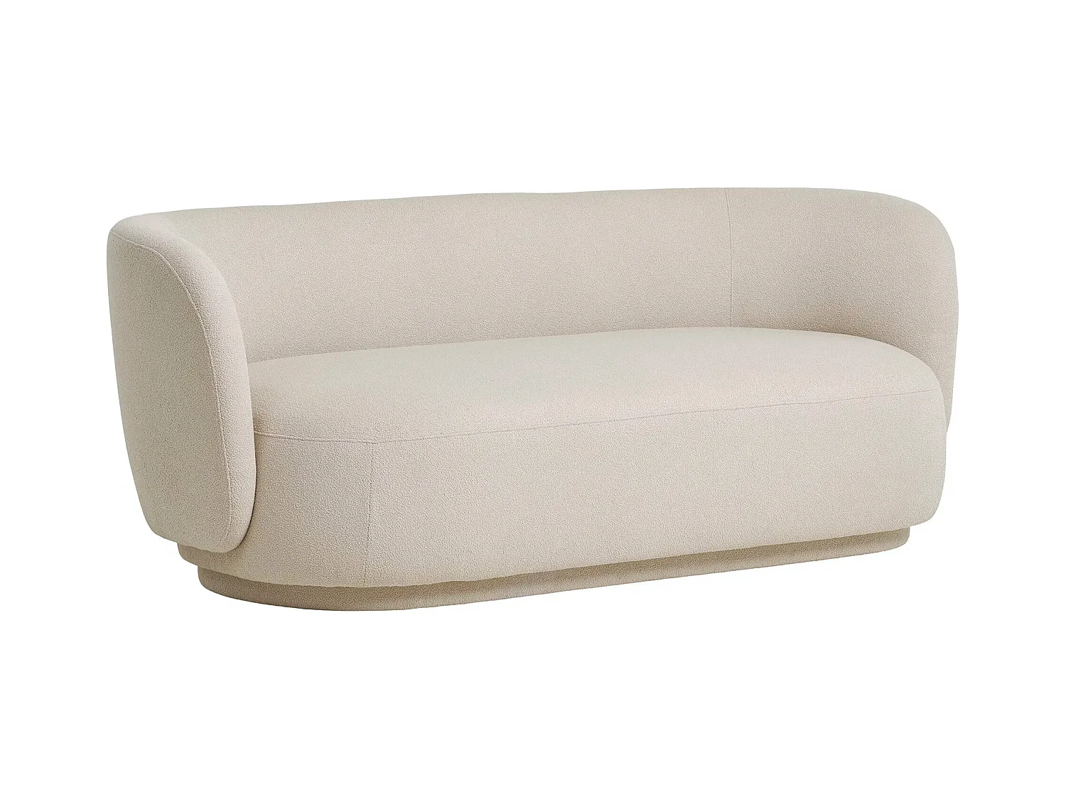 Canapé MYKONOS – Tissu bouclette beige