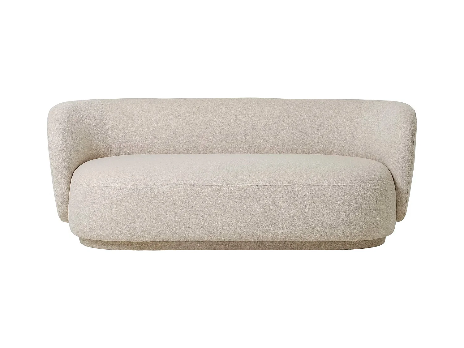 MYKONOS bank – Beige bouclettestof