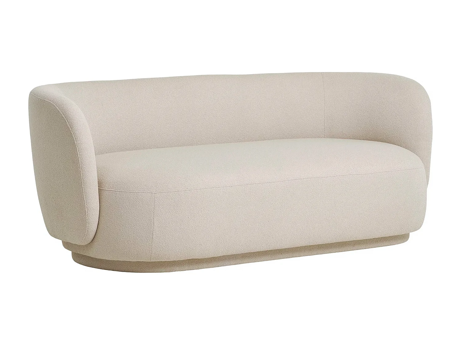 Canapé MYKONOS – Tissu bouclette beige