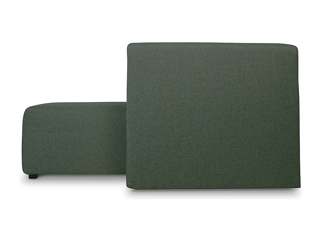 Heaven canapé avec chaise longue tourné vers la droite ou la gauche vert.