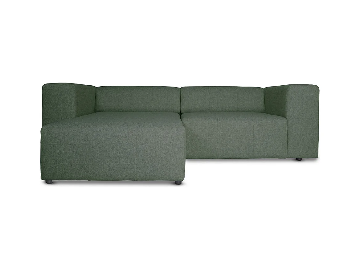 Heaven canapé avec chaise longue tourné vers la droite ou la gauche vert.