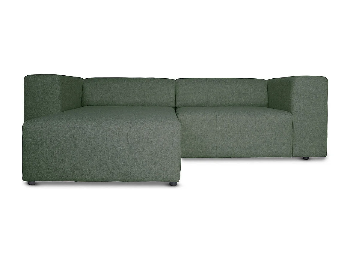 Heaven canapé avec chaise longue tourné vers la droite ou la gauche vert.