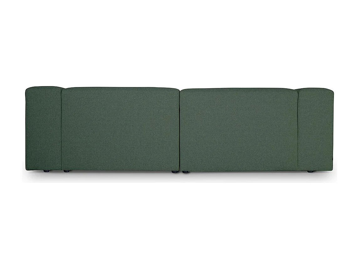 Heaven canapé avec chaise longue tourné vers la droite ou la gauche vert.