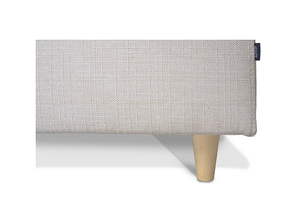 Nordic canapé en U tourné vers la gauche beige clair.