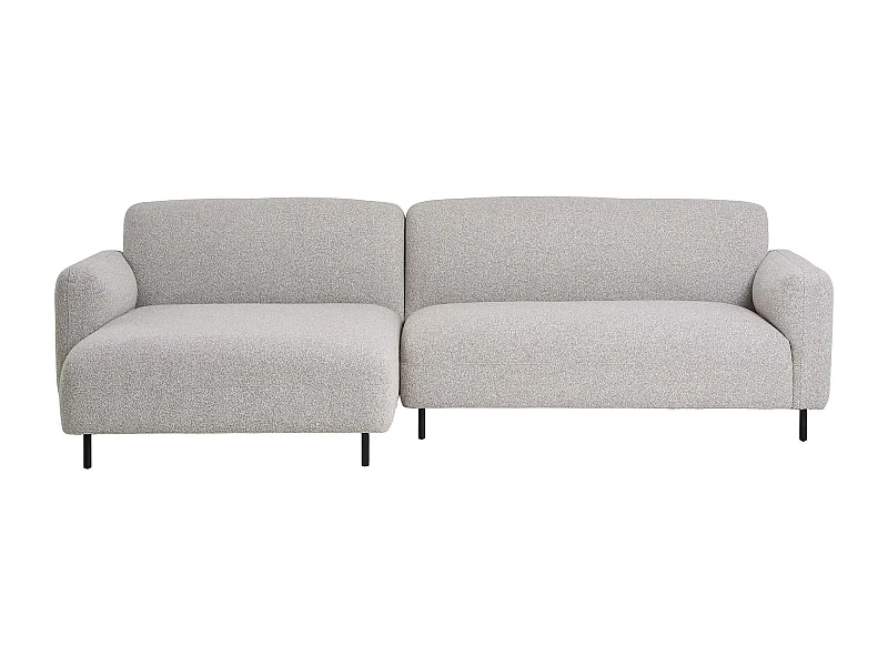 Salvador Sofa Linksdrehend hellgrau.
