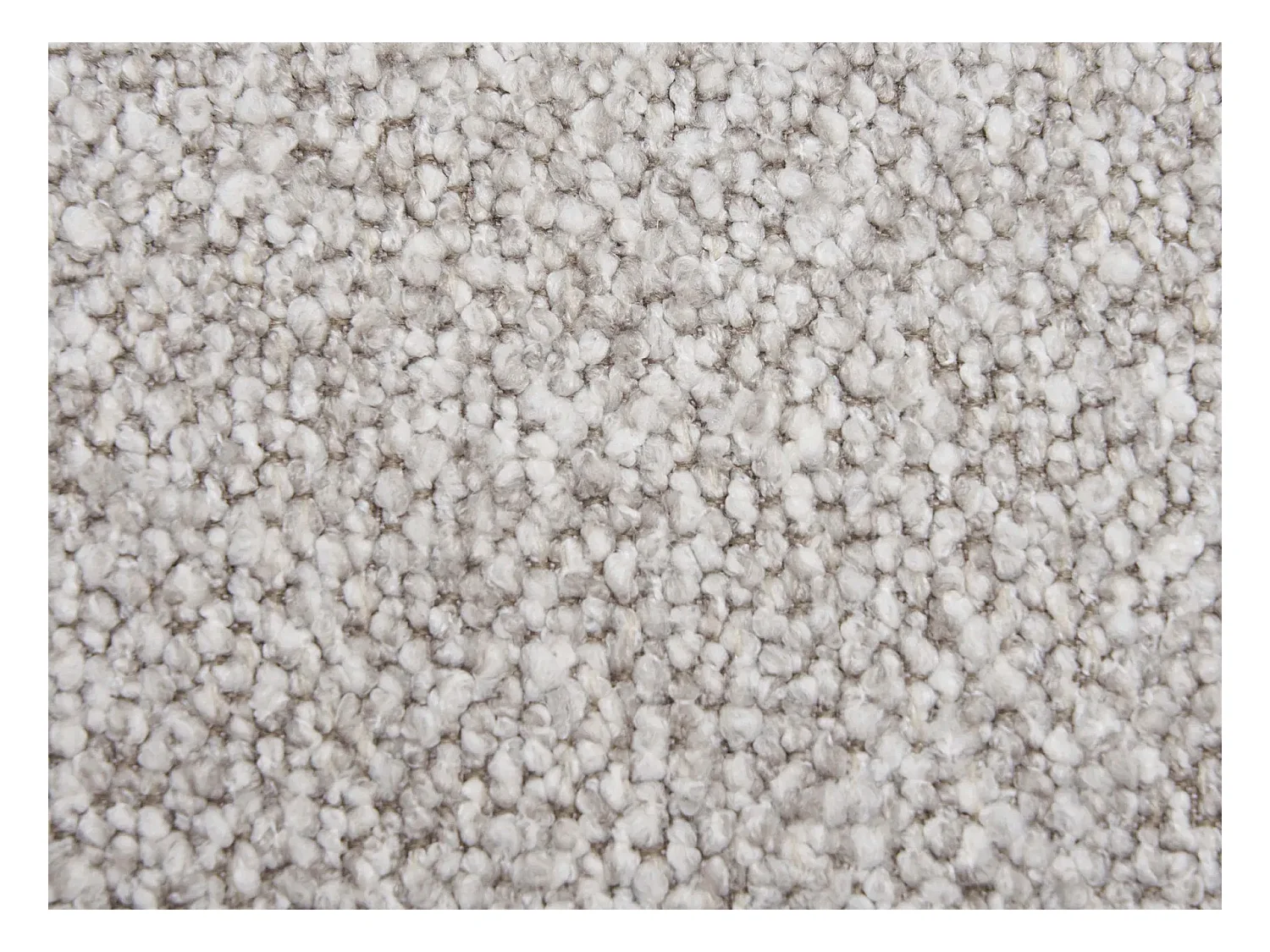 Canapé d’angle SALVADOR – Tissu bouclé gris clair-angle gauche