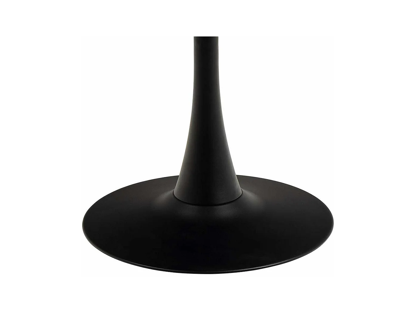 Malta table de salle à manger 90x90cm noire.