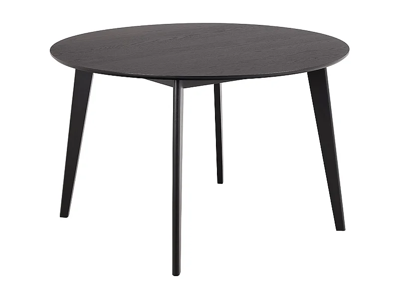 Roxby table de salle à manger 120x120cm noire.