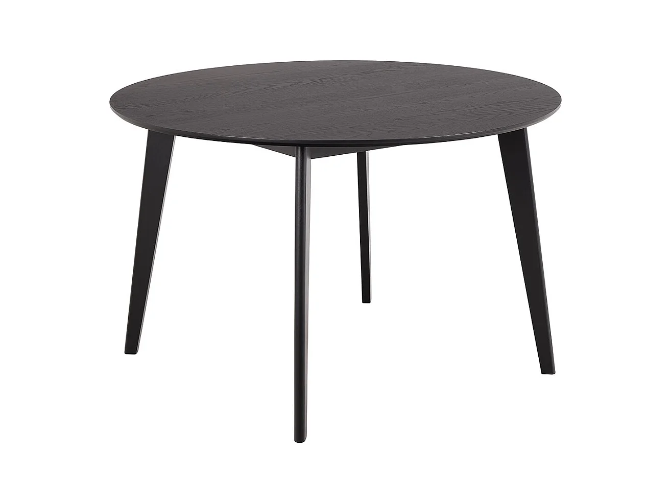 Roxby table de salle à manger 120x120cm noire.