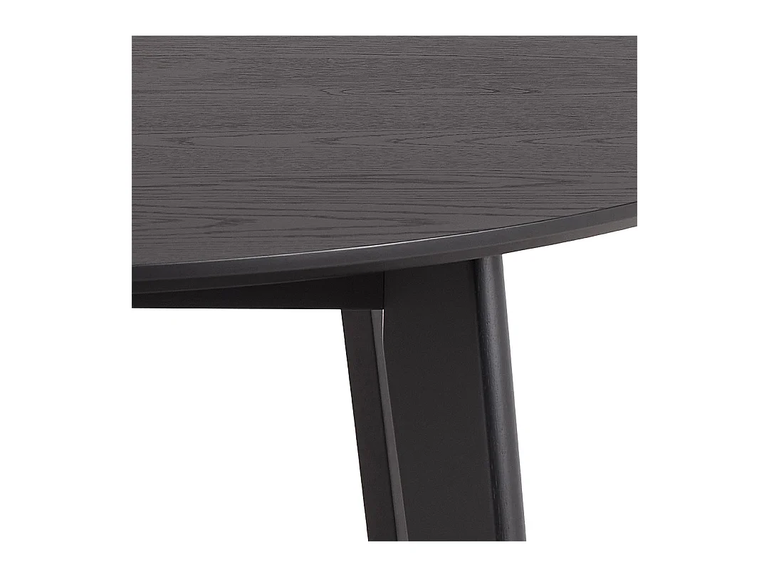 Roxby table de salle à manger 120x120cm noire.