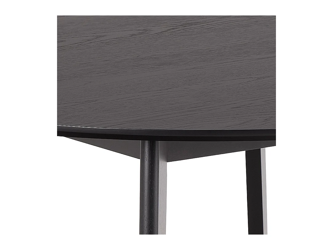 Roxby table de salle à manger 120x120cm noire.